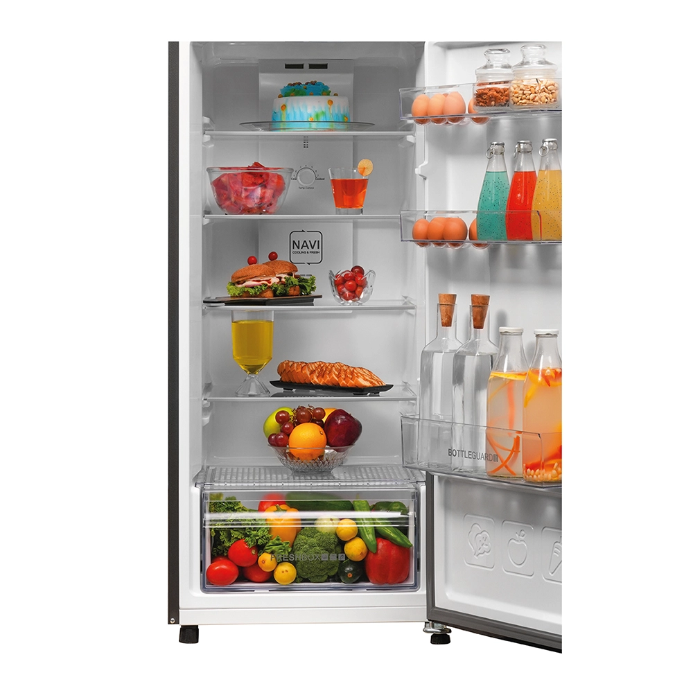 Haier 268L 2 Star Nickel Steel Double Door Refrigerator